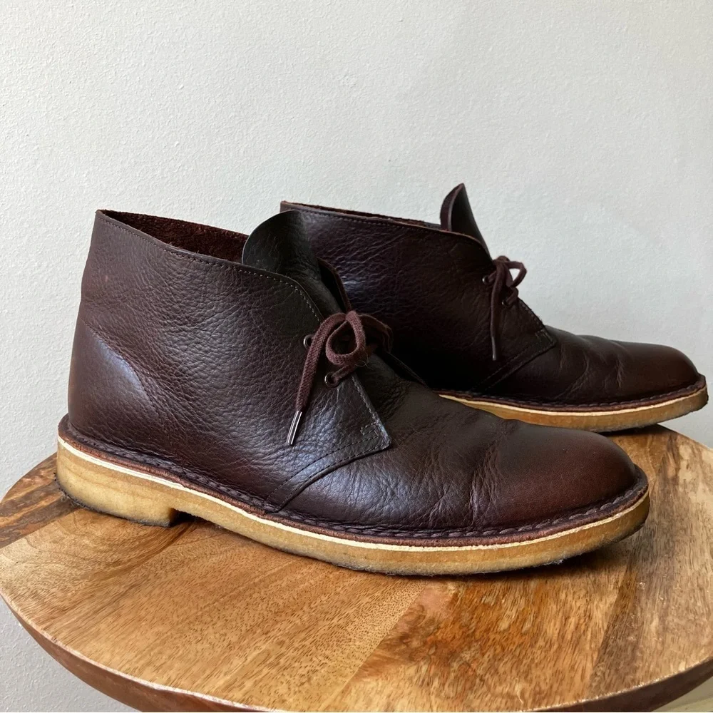 Clarks Originals | Waxed Full Grain Leather Desert Boot